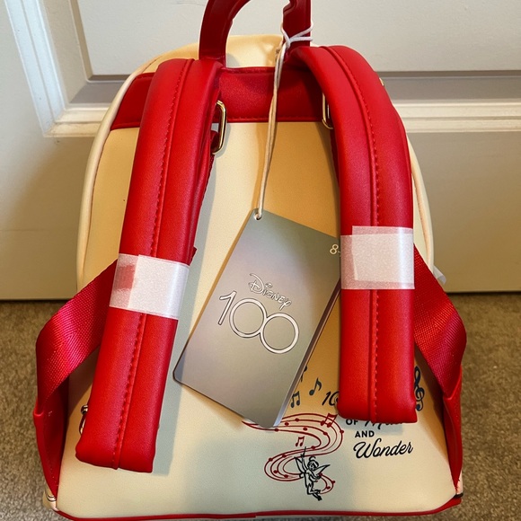 New unused Disney Loungefly Mickey 100 Years of Music and Wonder backpack - Picture 7 of 7